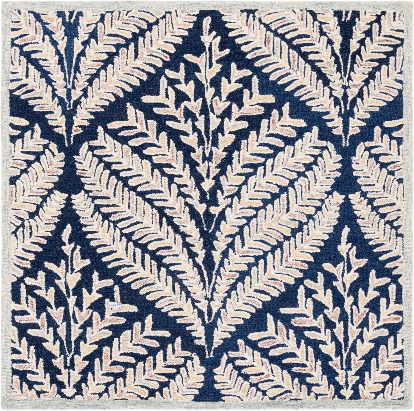 SAFAVIEH Capri Collection Runner Rug - 2'3" x 7', Ivory & Green, Handmade Wool, Ideal for High Traffic Areas in Living Room, Bedroom (CPR208B)