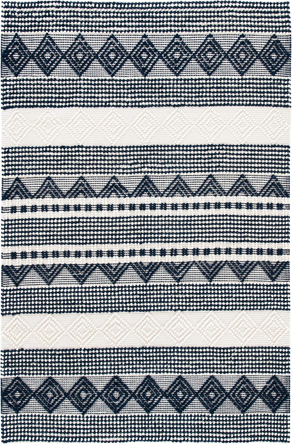 SAFAVIEH Natura Collection Runner Rug - 2'3" x 8', Beige & Ivory, Handmade Moroccan Boho Tribal Wool & Cotton, Ideal for High Traffic Areas in Living Room, Bedroom (NAT102B)