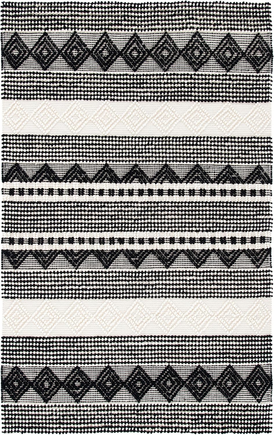 SAFAVIEH Natura Collection Runner Rug - 2'3" x 8', Beige & Ivory, Handmade Moroccan Boho Tribal Wool & Cotton, Ideal for High Traffic Areas in Living Room, Bedroom (NAT102B)