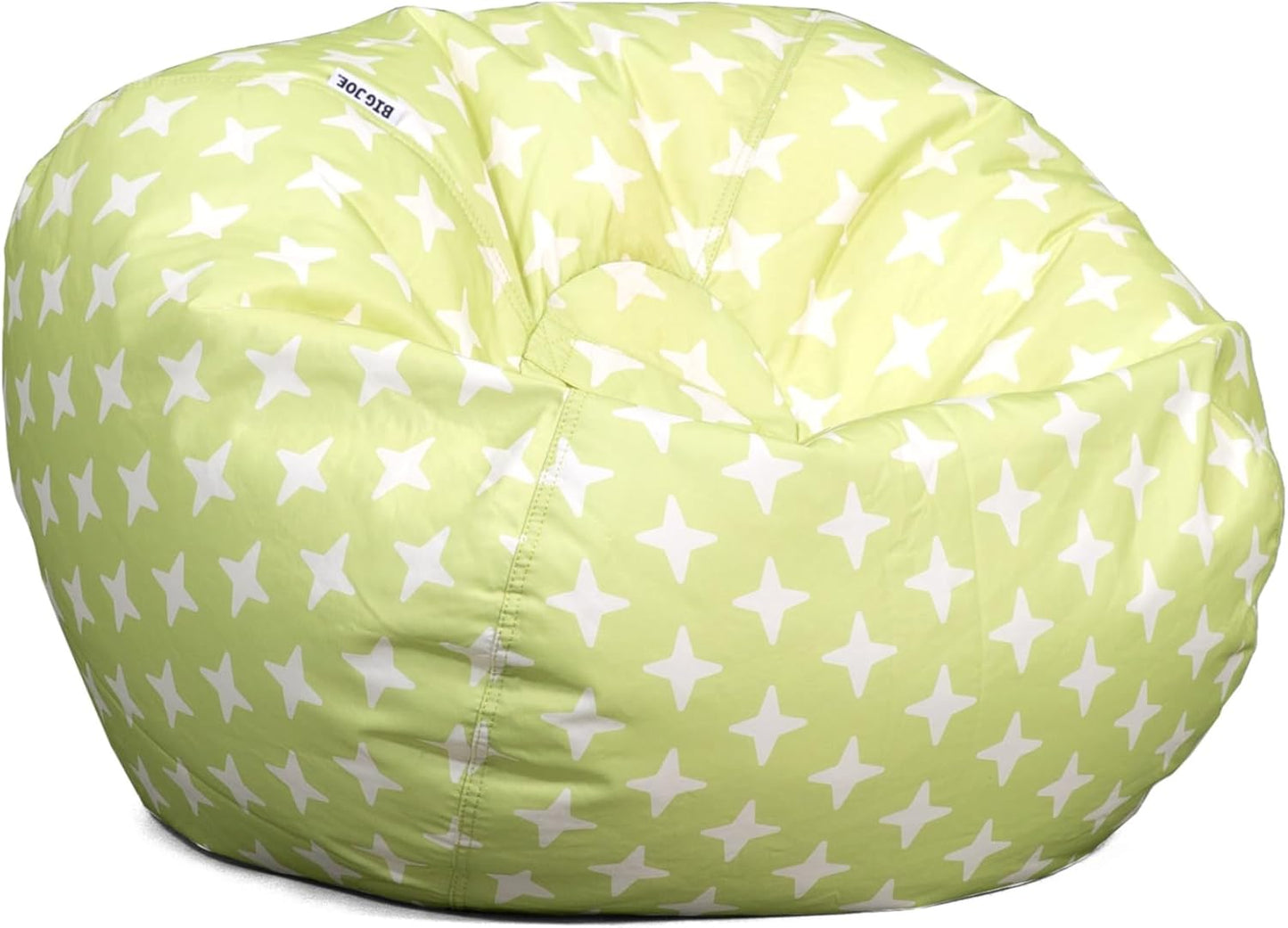 Big Joe Classic Bean Bag Chair, Spicy Lime Smartmax, Durable Polyester Nylon Blend, 2 feet Round