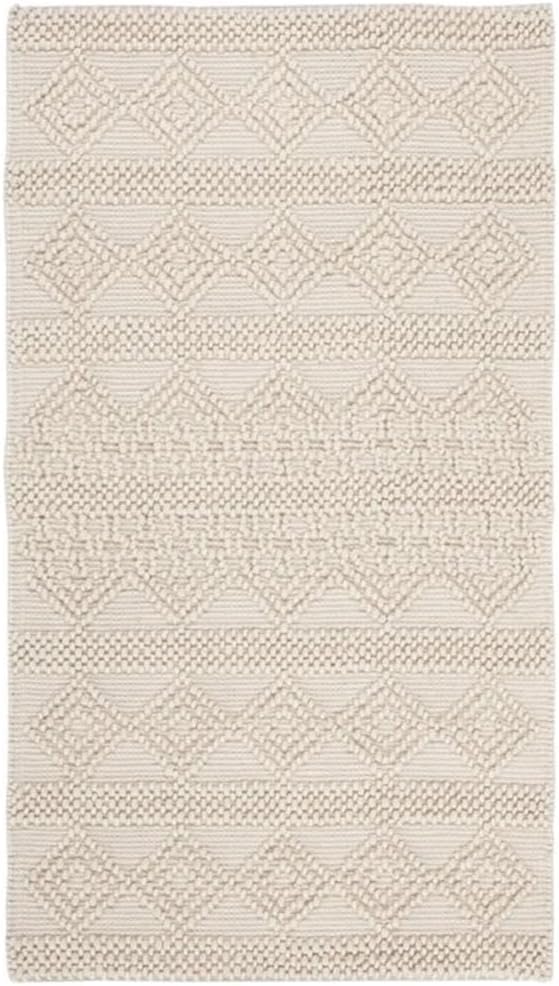SAFAVIEH Natura Collection Runner Rug - 2'3" x 8', Beige & Ivory, Handmade Moroccan Boho Tribal Wool & Cotton, Ideal for High Traffic Areas in Living Room, Bedroom (NAT102B)