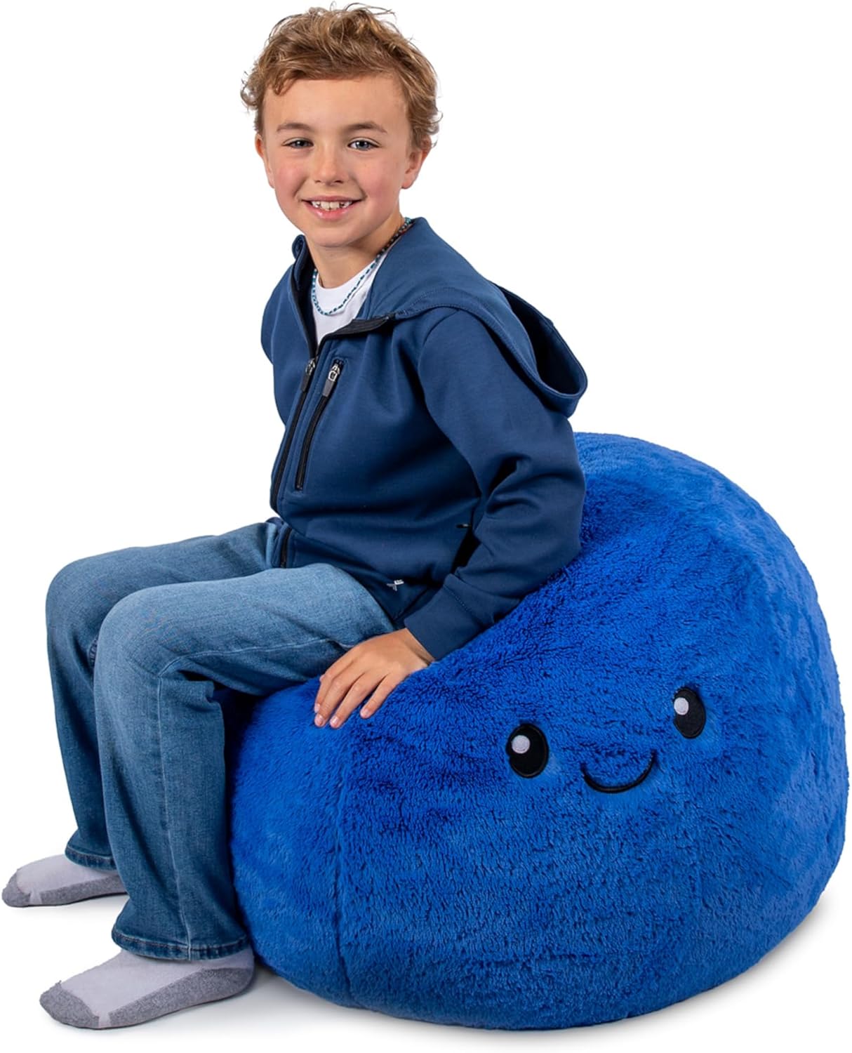 Big Joe Classic Bean Bag Chair, Spicy Lime Smartmax, Durable Polyester Nylon Blend, 2 feet Round