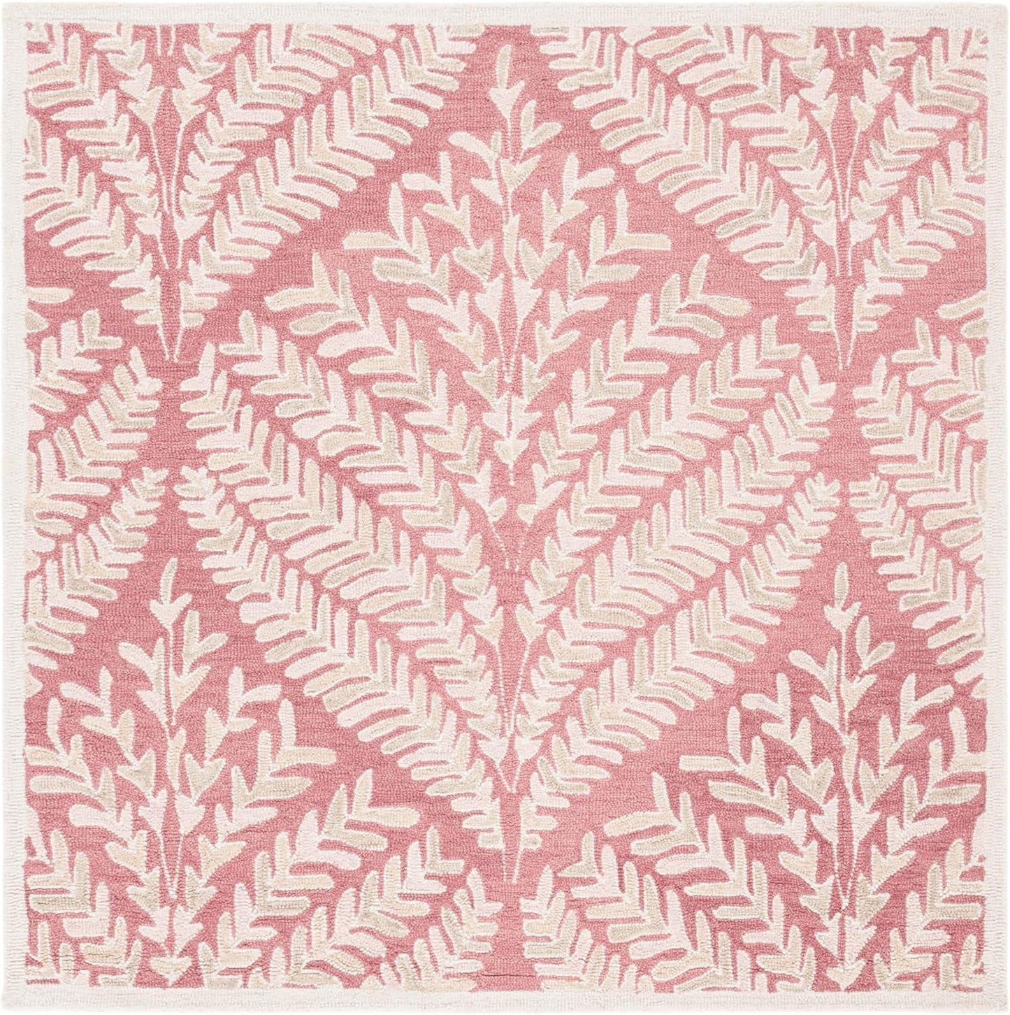 SAFAVIEH Capri Collection Runner Rug - 2'3" x 7', Ivory & Green, Handmade Wool, Ideal for High Traffic Areas in Living Room, Bedroom (CPR208B)